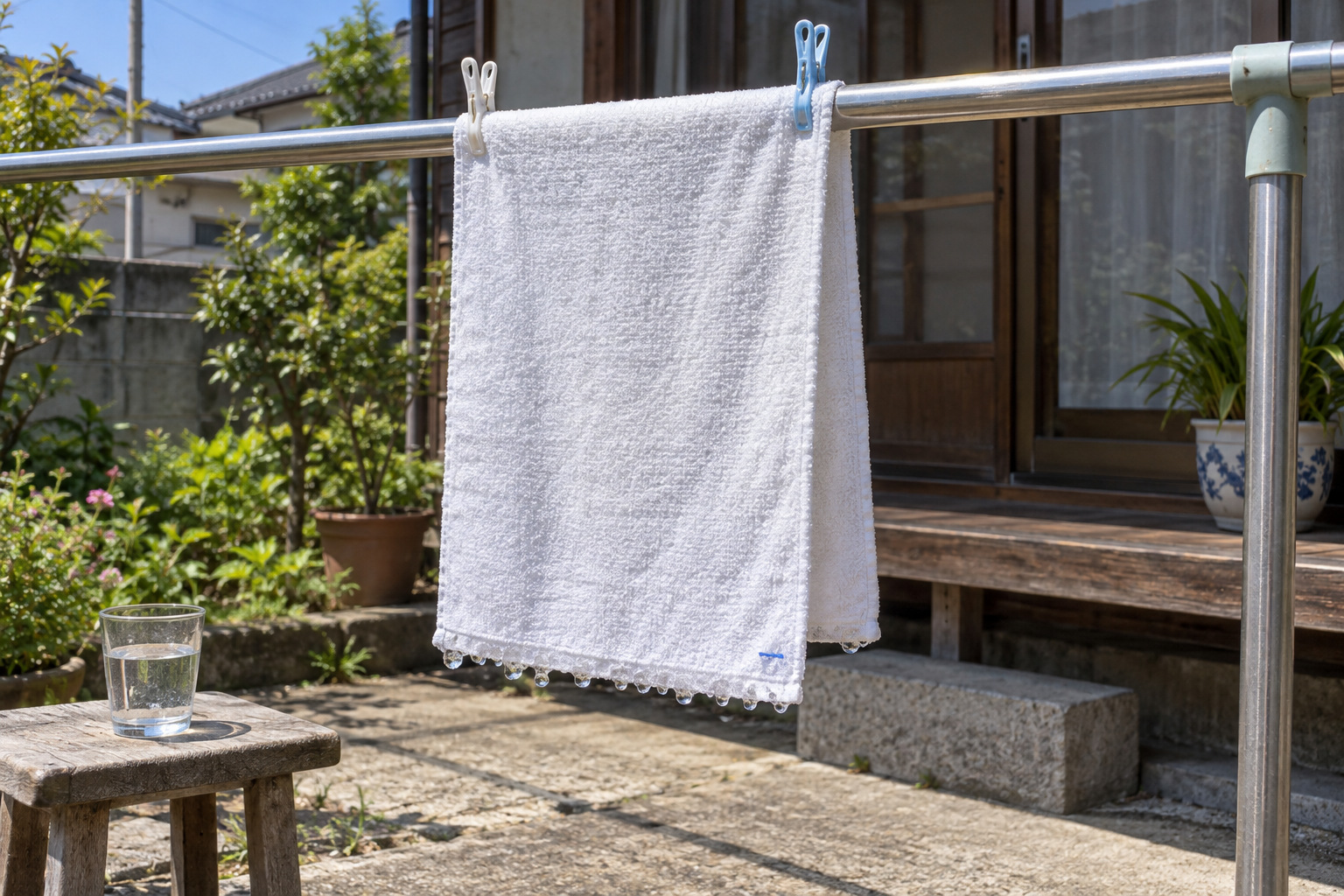 南條市の民家の来客用の白いタオルに関する奇妙な記録