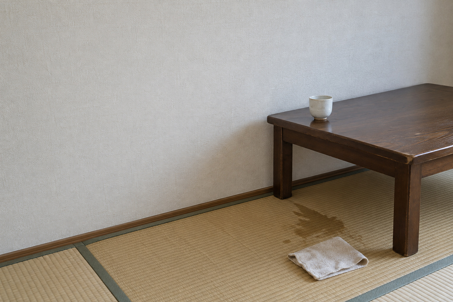南條市のアパートの隣室との白い壁に関する奇妙な記録