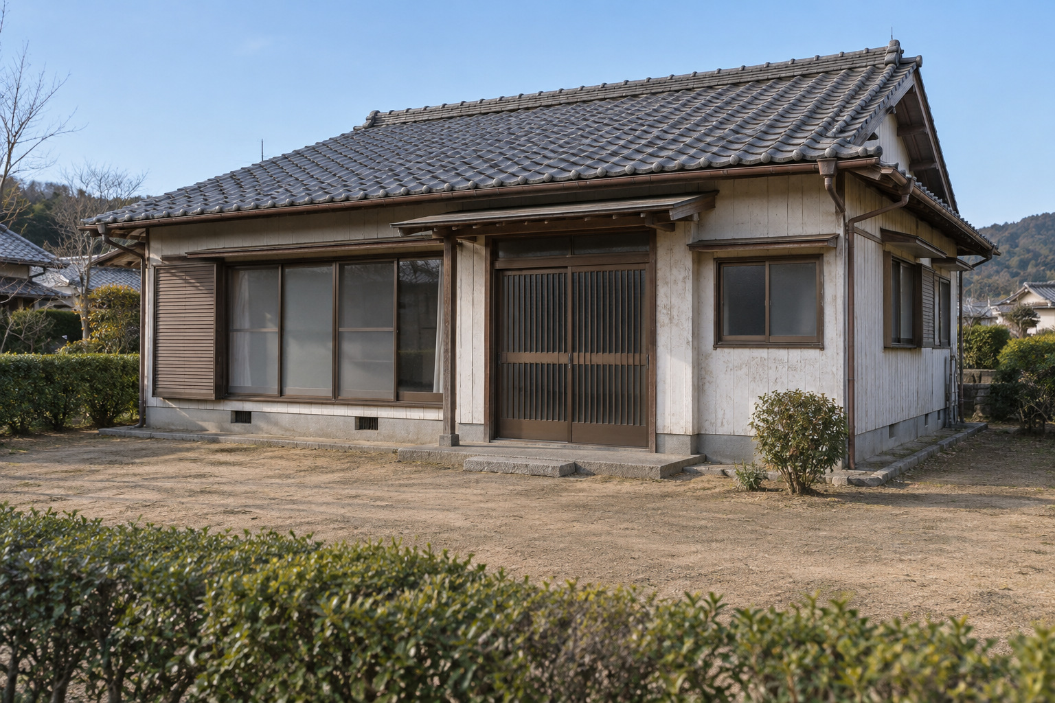 南條市の取り壊し前の平屋に関する奇妙な記録
